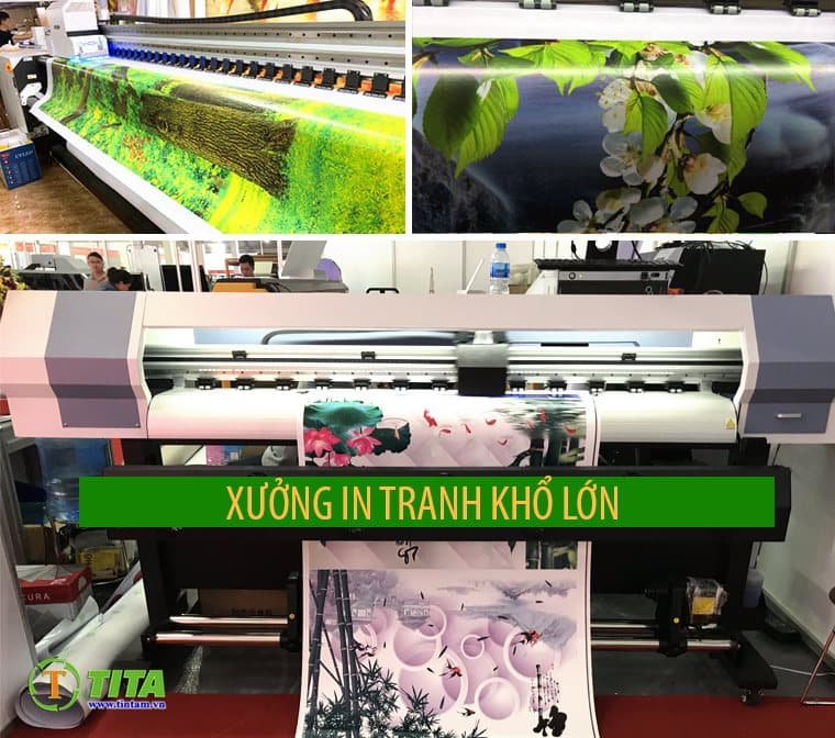 địa chỉ in tranh 3d dán tường khổ lớn giá rẻ